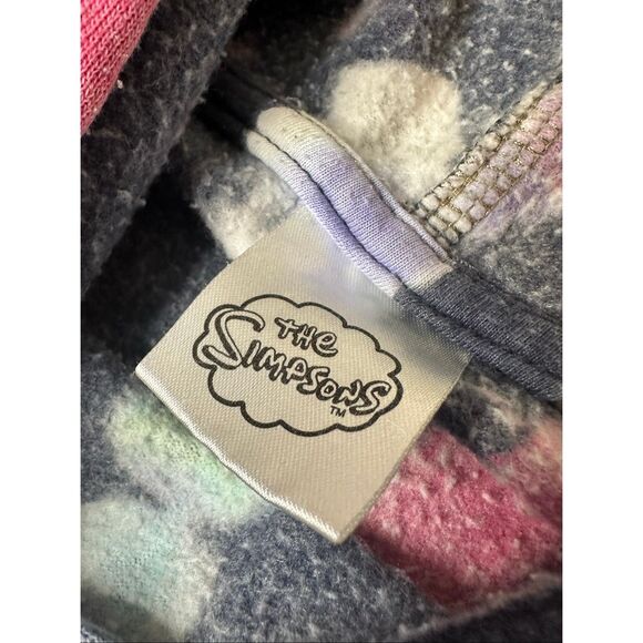 Mad Engine Mens Multicolor Matt Groening The Simpsons Tie Dye Pullover Hoodie XL - Picture 3 of 6